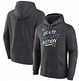 Men's Dallas Cowboys Fanatics Branded Heathered Charcoal 2021 NFL Playoffs Bound Lights Action Pullover Hoodie,baseball caps,new era cap wholesale,wholesale hats