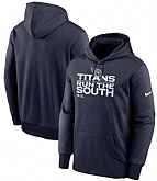 Men's Tennessee Titans Nike Navy 2021 AFC South Division Champions Trophy Collection Pullover Hoodie,baseball caps,new era cap wholesale,wholesale hats