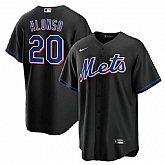 Mets 20 Pete Alonso Black Nike 2022 Alternate Cool Base Jersey Dzhi,baseball caps,new era cap wholesale,wholesale hats