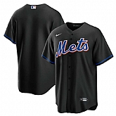 Mets Blank Black Nike 2022 Alternate Cool Base Jersey Dzhi,baseball caps,new era cap wholesale,wholesale hats
