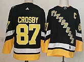 Penguins 87 Sidney Crosby Black 2022 Alternate Adidas Jersey,baseball caps,new era cap wholesale,wholesale hats