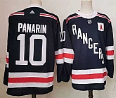 Rangers 10 Artemi Panarin Navy Adidas Jersey,baseball caps,new era cap wholesale,wholesale hats