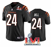 Nike Bengals Men & Women & Youth 24 Vonn Bell Black 2022 Super Bowl LVI Vapor Limited Jersey,baseball caps,new era cap wholesale,wholesale hats