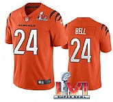Nike Bengals Men & Women & Youth 24 Vonn Bell Orange 2022 Super Bowl LVI Vapor Limited Jersey,baseball caps,new era cap wholesale,wholesale hats