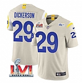 Nike Rams Men & Women & Youth 29 Eric Dickerson Bone 2022 Super Bowl LVI Vapor Limited Jersey,baseball caps,new era cap wholesale,wholesale hats