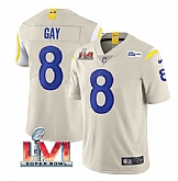 Nike Rams Men & Women & Youth 8 Matt Gay Bone 2022 Super Bowl LVI Vapor Limited Jersey,baseball caps,new era cap wholesale,wholesale hats