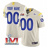 Nike Rams Men & Women & Youth Customized Bone 2022 Super Bowl LVI Vapor Limited Jersey,baseball caps,new era cap wholesale,wholesale hats