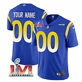 Nike Rams Men & Women & Youth Customized Royal 2022 Super Bowl LVI Vapor Limited Jersey,baseball caps,new era cap wholesale,wholesale hats