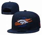 Broncos Team Logo Navy New Era Adjustable Hat YD
