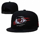 Chiefs Team Logo Black New Era Adjustable Hat YD,baseball caps,new era cap wholesale,wholesale hats
