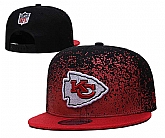 Chiefs Team Logo New Era Black Red Fade Up Adjustable Hat GS,baseball caps,new era cap wholesale,wholesale hats