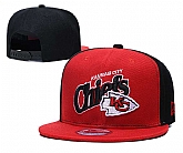 Chiefs Team Logo Red Black Adjustable Hat LT,baseball caps,new era cap wholesale,wholesale hats
