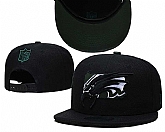 Eagles Team Logo Black New Era Adjustable Hat GS