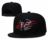 Falcons Team Logo Black New Era Adjustable Hat YD,baseball caps,new era cap wholesale,wholesale hats