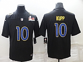 Nike Rams 10 Cooper Kupp Black 2022 Super Bowl LVI Vapor Limited Jersey,baseball caps,new era cap wholesale,wholesale hats