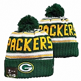 Packers Team Logo Green Pom Cuffed Knit Hat YD