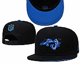 Panthers Team Logo Black New Era Adjustable Hat GS