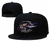 Ravens Team Logo Black New Era Adjustable Hat YD,baseball caps,new era cap wholesale,wholesale hats
