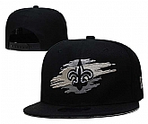 Saints Team Logo Black New Era Adjustable Hat YD,baseball caps,new era cap wholesale,wholesale hats
