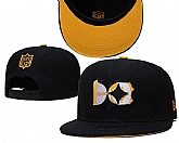 Steelers Team Logo Black New Era Adjustable Hat GS,baseball caps,new era cap wholesale,wholesale hats