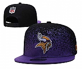 Vikings Team Logo New Era Black Purple Fade Up Adjustable Hat GS,baseball caps,new era cap wholesale,wholesale hats