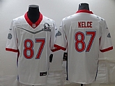Nike Chiefs 87 Travis Kelce White 2022 NFC Pro Bowl Limited Jersey,baseball caps,new era cap wholesale,wholesale hats