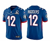 Nike Packers 12 Aaron Rodgers Blue 2022 NFC Pro Bowl Limited Jersey Dzhi,baseball caps,new era cap wholesale,wholesale hats
