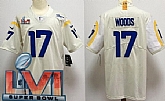 Nike Rams Men & Women & Youth 17 Robert Woods Limited Bone 2022 Super Bowl LVI Bound Vapor Jersey,baseball caps,new era cap wholesale,wholesale hats