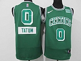 Celtics 0 Jayson Tatum Green Nike Diamond 75th Anniversary City Edition Swingman Jersey,baseball caps,new era cap wholesale,wholesale hats