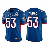 Carolina Panthers 53 Brian Burns Blue 2022 NFC Pro Bowl Limited Jersey Dyin,baseball caps,new era cap wholesale,wholesale hats