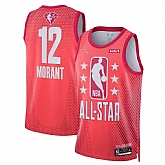 Grizzlies 12 Ja Morant Red 2022 NBA All-Star Jordan Brand Swingman Jersey,baseball caps,new era cap wholesale,wholesale hats