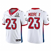 Indianapolis Colts 23 Kenny Moore II 2022 White AFC Pro Bowl Jersey Dyin,baseball caps,new era cap wholesale,wholesale hats