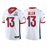 Los Angeles Chargers 13 Keenan Allen 2022 White AFC Pro Bowl Jersey Dyin,baseball caps,new era cap wholesale,wholesale hats