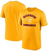 Men's Washington Commanders Nike Gold Arch Legend T-Shirt,baseball caps,new era cap wholesale,wholesale hats