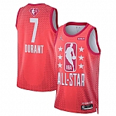 Nets 7 Kevin Durant Red 2022 NBA All-Star Jordan Brand Swingman Jersey,baseball caps,new era cap wholesale,wholesale hats