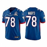 Tampa Bay Buccaneers 78 Tristan Wirfs Blue 2022 NFC Pro Bowl Limited Jersey Dyin