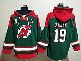 Devils 19 Travis Zajac Green All Stitched Sweatshirt Hoodie,baseball caps,new era cap wholesale,wholesale hats
