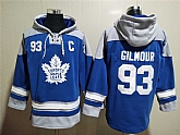 Maple Leafs 93 Doug Gilmour Blue All Stitched Sweatshirt Hoodie,baseball caps,new era cap wholesale,wholesale hats