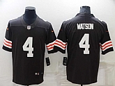 Nike Browns 4 Deshaun Watson Brown Vapor Limited Jersey,baseball caps,new era cap wholesale,wholesale hats