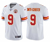 Nike Chiefs Men & Women & Youth 9 JuJu Smith Schuster White Vapor Limited Jersey,baseball caps,new era cap wholesale,wholesale hats