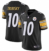 Nike Steelers Men & Women & Youth 10 Mitchell Trubisky Black Vapor Limited Jersey,baseball caps,new era cap wholesale,wholesale hats