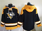 Penguins Customized Mens's Black All Stitched Sweatshirt Hoodie,baseball caps,new era cap wholesale,wholesale hats