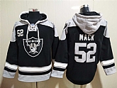 Raiders 52 Khalil Mack Black All Stitched Sweatshirt Hoodie,baseball caps,new era cap wholesale,wholesale hats