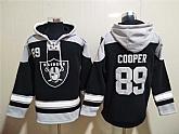 Raiders 89 Amari Cooper Black All Stitched Sweatshirt Hoodie,baseball caps,new era cap wholesale,wholesale hats