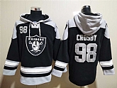 Raiders 98 Maxx Crosby Black All Stitched Sweatshirt Hoodie