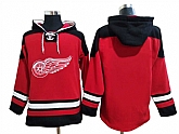 Red Wings Customized Mens's Red All Stitched Sweatshirt Hoodie