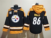Steelers 86 Hines Ward Black All Stitched Sweatshirt Hoodie,baseball caps,new era cap wholesale,wholesale hats