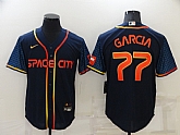 Astros 77 Luis Garcia Navy Nike 2022 City Connect Cool Base Jerseys,baseball caps,new era cap wholesale,wholesale hats