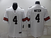 Nike Browns 4 Deshaun Watson White Vapor Limited Jersey,baseball caps,new era cap wholesale,wholesale hats