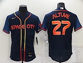 Astros 27 Jose Altuve Navy Nike 2022 City Connect Flexbase Jerseys,baseball caps,new era cap wholesale,wholesale hats